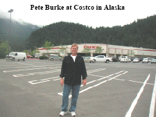 Pete Burke at Costco in Alaska