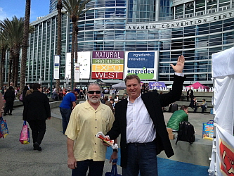 Pete and Jack at the Natural Foods Show  in Anaheim CA