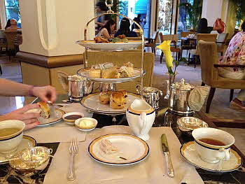 High Tea at the Peninsula Hotel in Hong Kong