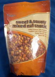 Sweet and Savory  Mixed Nut Snack package