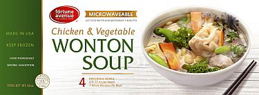 fortune avenue Chicken and Vegetable Wonton Soup